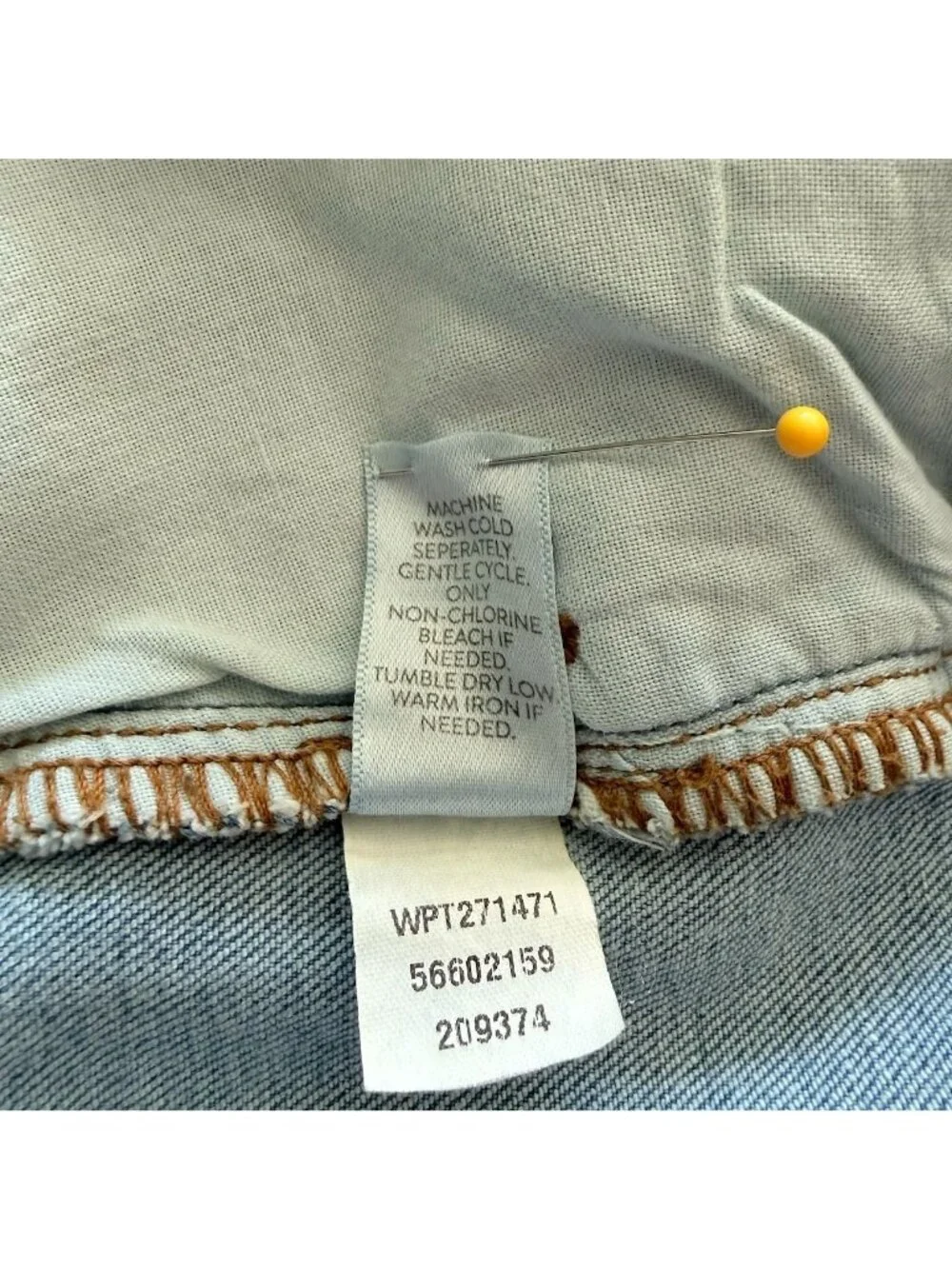 J Jill Womens Denim Jeans Size 18 Trouser Full Leg Elastic Waist High Rise 31" - Picture 9 of 14